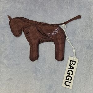 Baggu Horse Charm In Mahogany